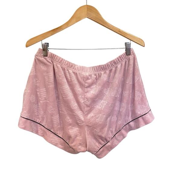 Juicy Couture Velour Velvet 3 Piece Pink Pajama Set Size XL - Picture 9 of 10